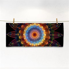 Colorful Prismatic Chromatic Hand Towel by Semog4