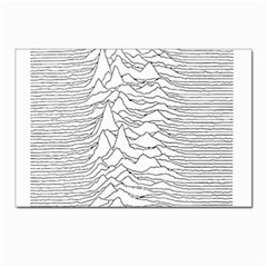 Joy Division Unknown Pleasures Post Punk Postcards 5  X 7  (pkg Of 10) by Salman4z