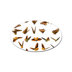 Butterfly Butterflies Insect Swarm Sticker Oval (100 Pack) by Salman4z