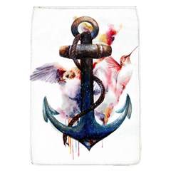 Anchor Watercolor Painting Tattoo Art Anchors And Birds Removable Flap Cover (l) by Salman4z