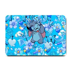 Blue Stitch Aesthetic Small Doormat by Salman4z