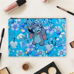 Blue Stitch Aesthetic Cosmetic Bag (large) by Salman4z