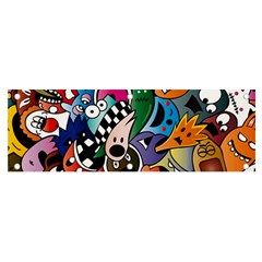 Cartoon Explosion Cartoon Characters Funny Banner And Sign 6  X 2  by Salman4z