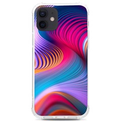 Colorful 3d Waves Creative Wave Waves Wavy Background Texture Iphone 12/12 Pro Tpu Uv Print Case by Salman4z