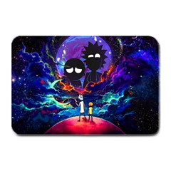 Rick And Morty In Outer Space Plate Mats by Salman4z