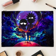 Rick And Morty In Outer Space Cosmetic Bag (xxl) by Salman4z