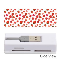 Watercolor Strawberry Memory Card Reader (stick) by SychEva