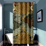 Vintage World Map Shower Curtain 36  x 72  (Stall)  Curtain(36 X72 ) - 33.26 x66.24  Curtain(36 X72 )