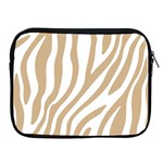 Brown Zebra Vibes Animal Print  Apple iPad 2/3/4 Zipper Cases Front