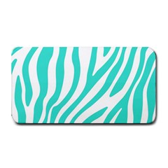 Blue Zebra Vibes Animal Print   Medium Bar Mat by ConteMonfrey