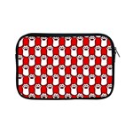 Red And White cat Paws Apple iPad Mini Zipper Cases Front