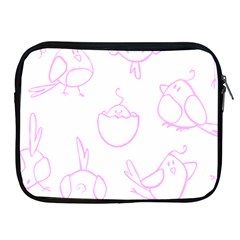 Birds Seamless Pattern Purple Apple Ipad 2/3/4 Zipper Cases by ConteMonfrey