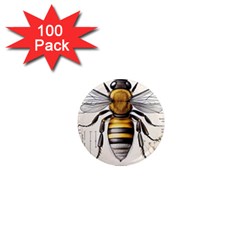 Bee Beekeeping 1  Mini Magnets (100 Pack)  by Simbadda