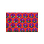 Christmas Candles Seamless Pattern Sticker Rectangular (10 pack) Front