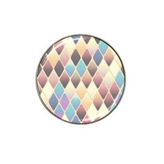 Abstract Colorful Diamond Background Tile Hat Clip Ball Marker by Amaryn4rt