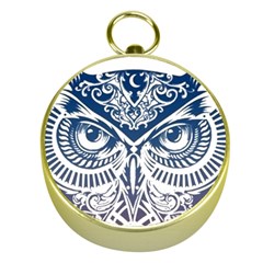 Owl Gold Compasses by Amaryn4rt