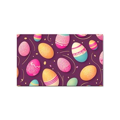 Easter Eggs Egg Sticker Rectangular (10 Pack) by Ravend