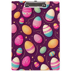 Easter Eggs Egg A4 Acrylic Clipboard by Ravend