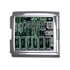 Printed Circuit Board Circuits Mega Link Italian Charm (18mm) by Celenk