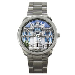 Squad Latvia Architecture Sport Metal Watch by Celenk