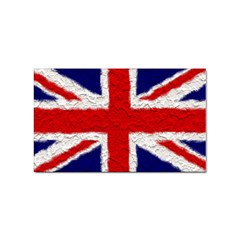 Union Jack Flag National Country Sticker Rectangular (10 Pack) by Celenk