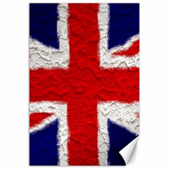 Union Jack Flag National Country Canvas 20  X 30  by Celenk