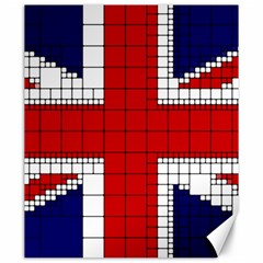 Union Jack Flag Uk Patriotic Canvas 20  X 24  by Celenk