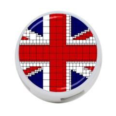 Union Jack Flag Uk Patriotic 4-port Usb Hub (two Sides) by Celenk