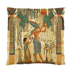 Egyptian Man Sun God Ra Amun Standard Cushion Case (one Side) by Celenk