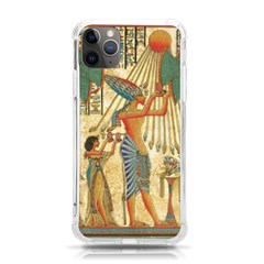 Egyptian Man Sun God Ra Amun Iphone 11 Pro Max 6 5 Inch Tpu Uv Print Case by Celenk