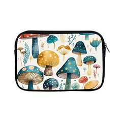 Mushroom Forest Fantasy Flower Nature Apple Ipad Mini Zipper Cases by Uceng