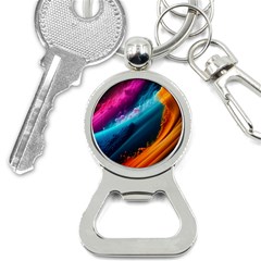 Abstract Art Artwork Bottle Opener Key Chain by Uceng