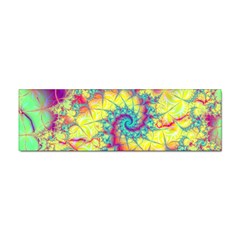 Fractal Spiral Abstract Background Vortex Yellow Sticker Bumper (10 Pack) by Uceng