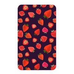 Strawberry On Black Memory Card Reader (rectangular) by SychEva