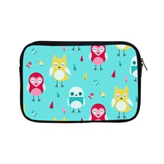 Owls Owl Bird Cute Animal Art Vector  Pattern Colorful Apple Ipad Mini Zipper Cases by Salman4z