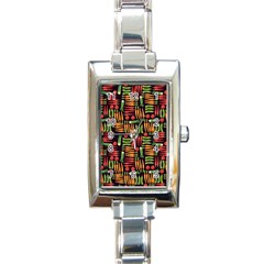 Vegetable Rectangle Italian Charm Watch by SychEva