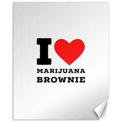 I Love Marijuana Brownie Canvas 11  X 14  by ilovewhateva