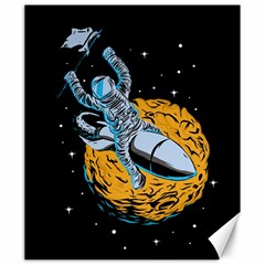 Astronaut Planet Space Science Canvas 20  X 24  by Salman4z