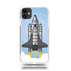 Rocket Shuttle Spaceship Science Iphone 11 Tpu Uv Print Case by Salman4z