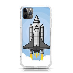 Rocket Shuttle Spaceship Science Iphone 11 Pro Max 6 5 Inch Tpu Uv Print Case by Salman4z