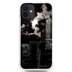 City Night Moon Skyline Skyscraper Iphone 12/12 Pro Tpu Uv Print Case by Salman4z