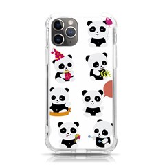 Playing Panda Cartoon Iphone 11 Pro 5 8 Inch Tpu Uv Print Case by Salman4z