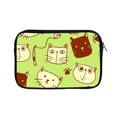 Cute Hand Drawn Cat Seamless Pattern Apple Ipad Mini Zipper Cases by Salman4z