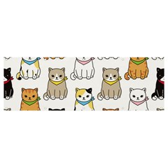 Cat Kitten Seamless Pattern Banner And Sign 12  X 4  by Salman4z