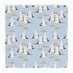 Cute-seagulls-seamless-pattern-light-blue-background Medium Glasses Cloth (2 Sides) by Salman4z