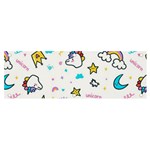 Unicorns-rainbows-seamless-pattern Banner and Sign 6  x 2  Front