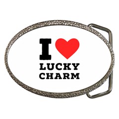 I Love Lucky Charm Belt Buckles by ilovewhateva