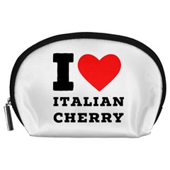 I Love Italian Cherry Accessory Pouch (large) by ilovewhateva