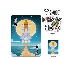 Space-exploration-illustration Playing Cards 54 Designs (mini) by Salman4z