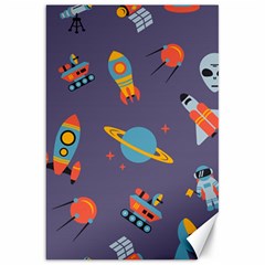 Space-seamless-pattern Canvas 20  X 30  by Salman4z